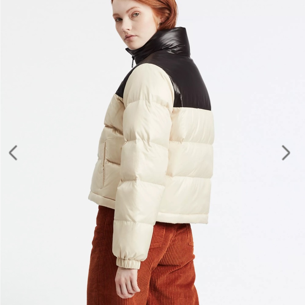 Levi's Black & Cream Puffer Jacket - Size S - Picture 3 of 6